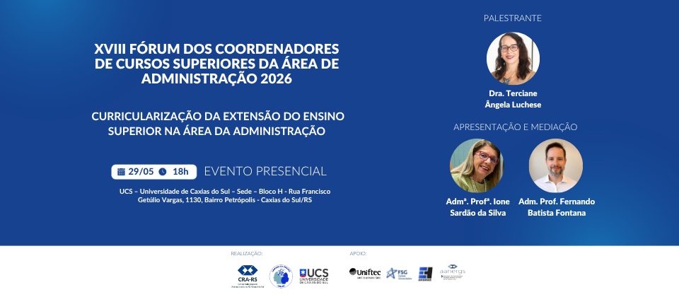 XVIII FORUM DOS COORDENADORES 2026 - PRESENCIAL